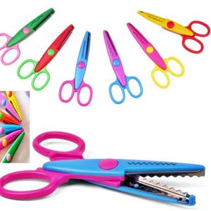 Tesoura Decorativa PICOTAR ZIG ZAG Modelos e Cores Sortidos – Artesanato/ Papel