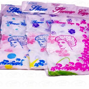 Kit Com 3 Touca Plástica Banho Cabelo Desenhada