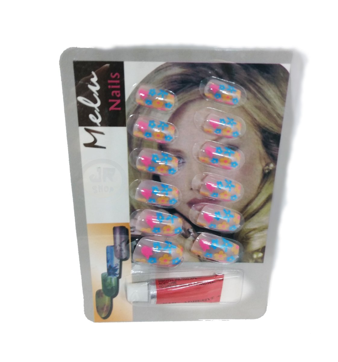 Unhas Postiças Decorada Modelo #07 (acompanha cola)