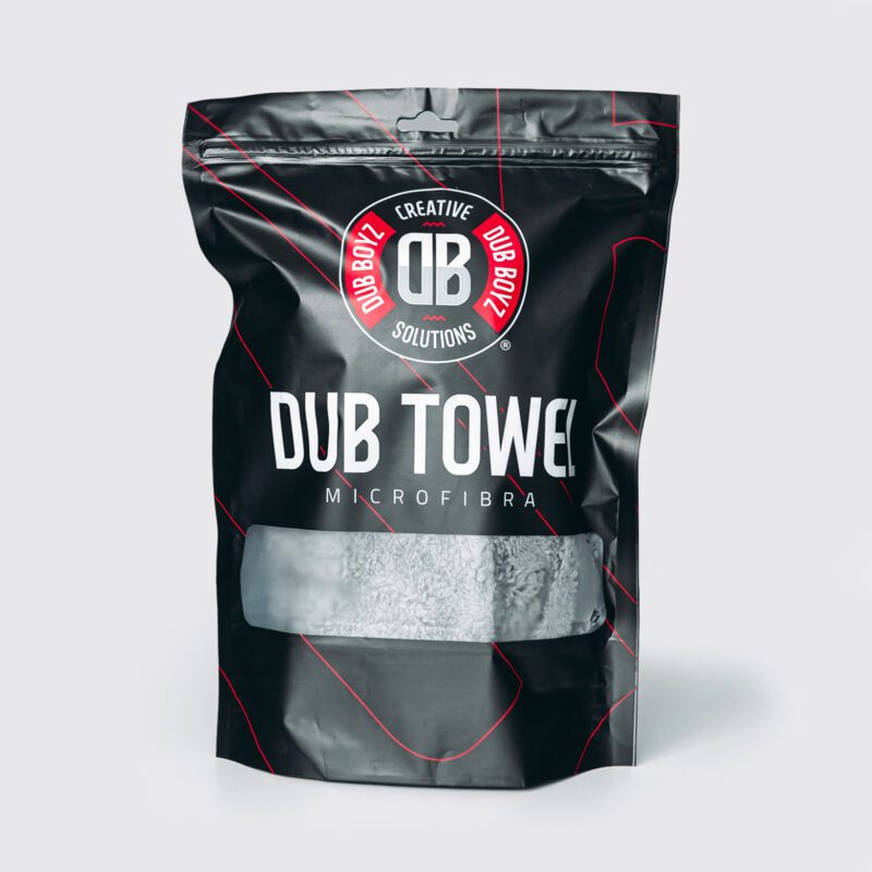 Toalha de Microfibra 40×40 500gsm Dub Towel Cinza – Dub Boyz - Image 5