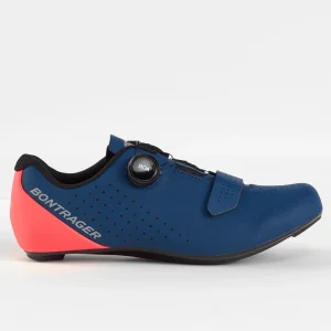 Sapatos Estrada Bontrager Circuit Nautical Navy Radioactive Coral 41