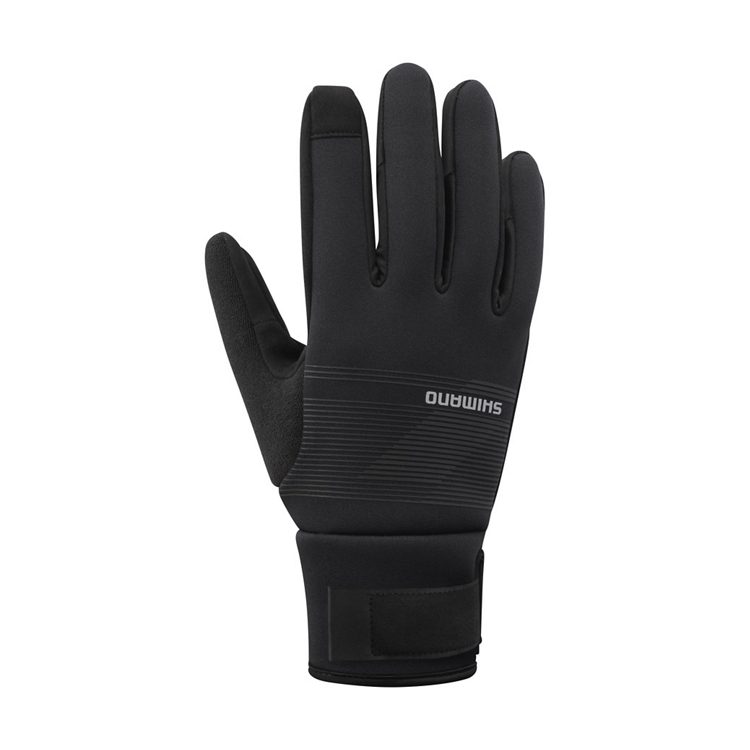 Luvas Térmicas Ciclismo Shimano Windbreak Preto M - Image 2