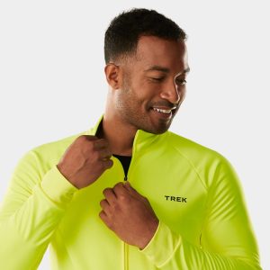 Casaco de Ciclismo Trek Circuit Softshell Amarelo Radioativo M