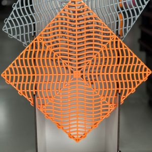 Piso Modular Hidroflow 3D 33x33x1,5 Laranja Sunset – Garage 075
