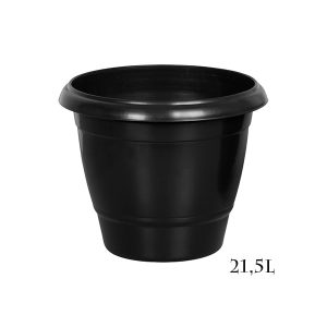 Vaso Plast. Red Preto 21,5lts
