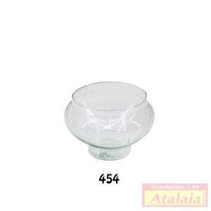 Vaso Vidro Taca Pe Baixo Pq