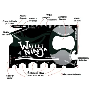 WALLET NINJA – MULTI-CHAVES PARA CARTEIRA