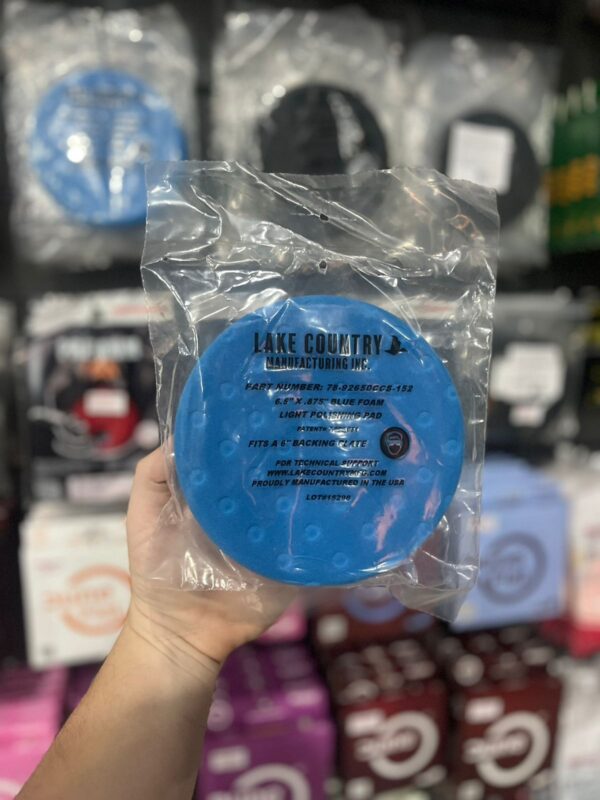 Boina de Espuma CCS Cutback Azul para Refino Leve 6” – Lake Country