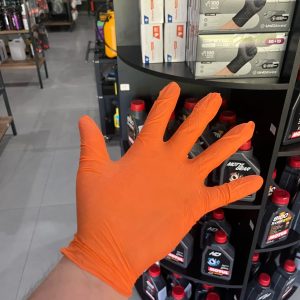 Luva de Látex Orange M 1 und – UniGloves