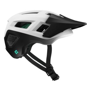 Capacete BTT Lazer Coyote KinetiCore L 58-61 branco preto mate