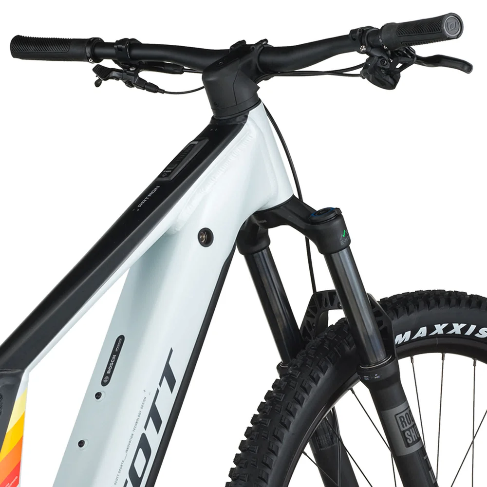 MTB ELÉTRICA SCOTT PATRON 930 2026 CUMULUS WHITE BLACK - Image 8