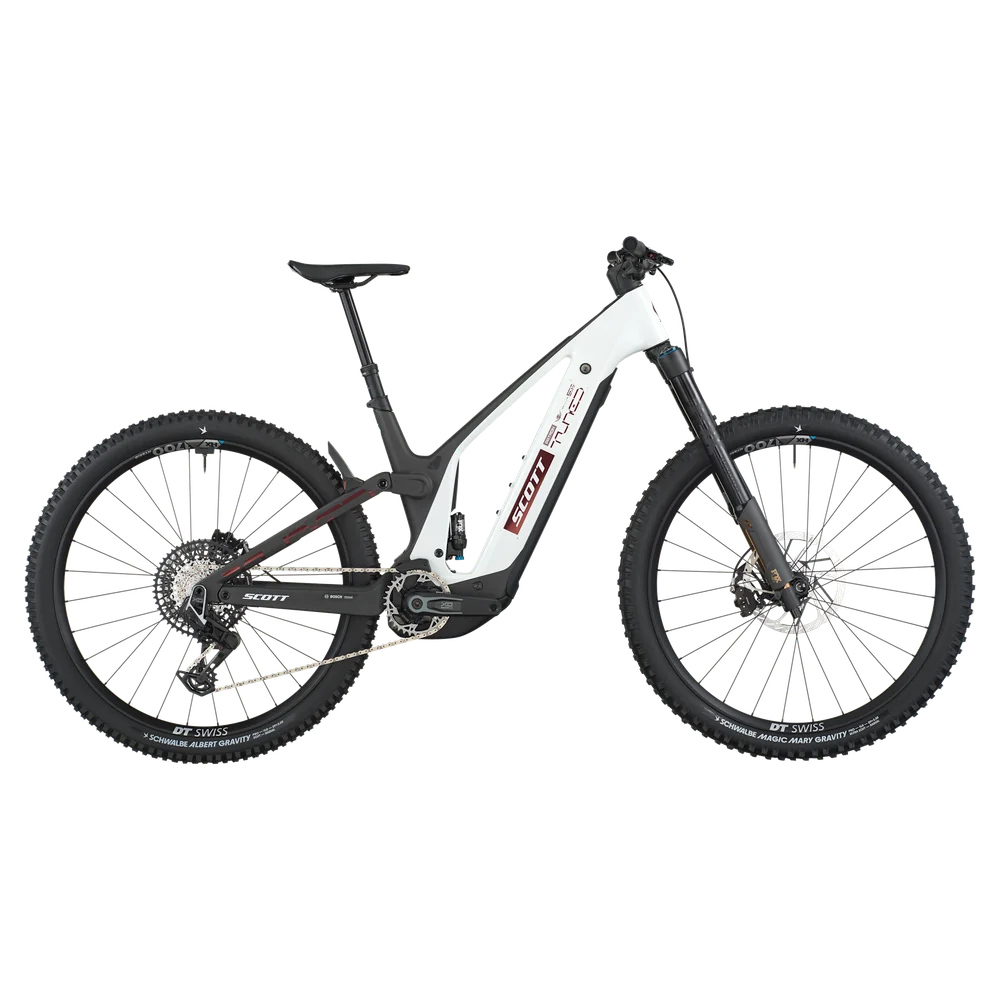 MTB ELÉTRICA SCOTT PATRON ST 900 TUNED 2026 CARBON BLACK PASTEL WHITE