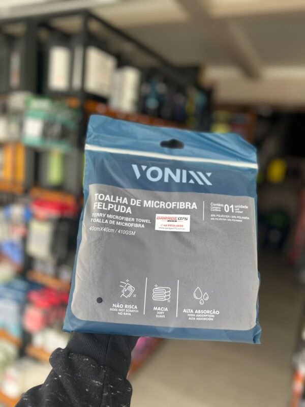 Toalha de Microfibra Felpuda 40×40 410gsm – Vonixx - Image 2